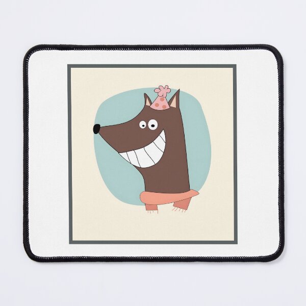 Item preview, Cartoon Dog with a Crown - Whimsical Royal Canine designed and sold by Luxuriously.