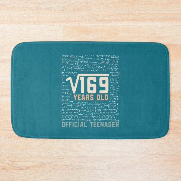 Item preview, 13th Birthday Square Root Of 169 13 years old Official teenager celebration party gift  designed and sold by alenaz.