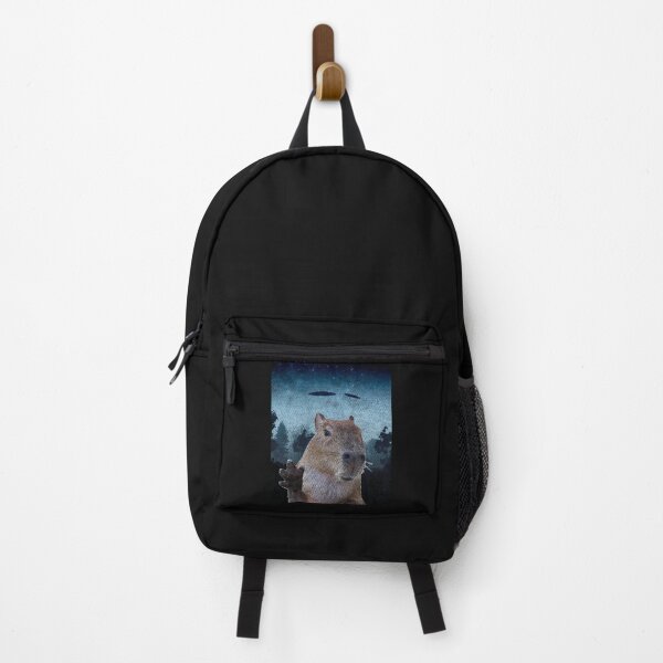 Item preview, Funny Capybara Selfie with UFOs Weird Graphic designed and sold by alenaz.