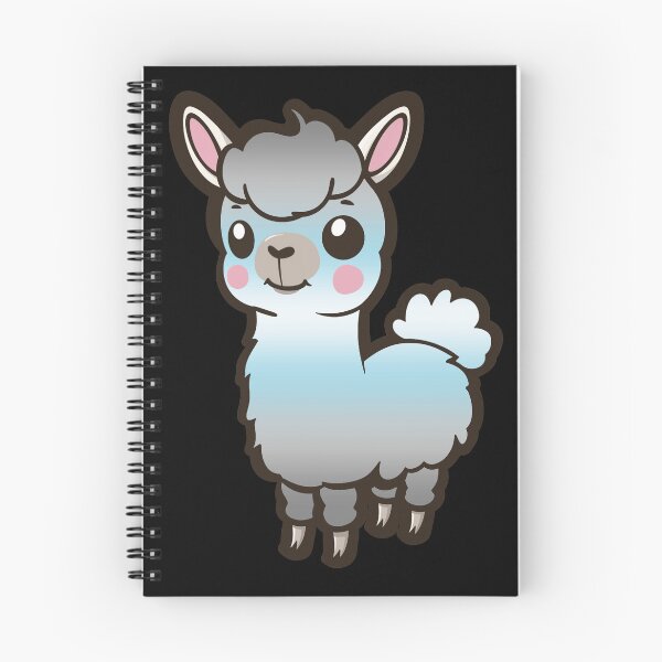 Item preview, Cute Demiboy Pride Flag Llama, Kawaii Demiboy Pride Design  designed and sold by Travelslightly.