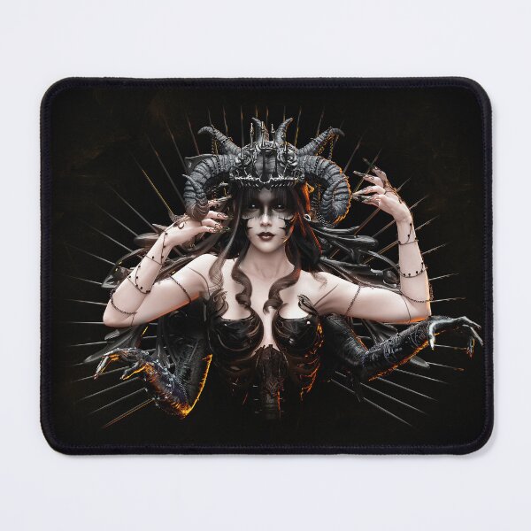 Item preview, Dark Gothic Goddess with Horns designed and sold by AtraLunaDesign.