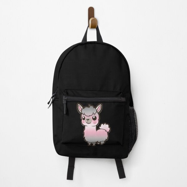 Item preview, Cute Demigirl Pride Flag Llama, Kawaii Demigirl Pride Design designed and sold by Travelslightly.