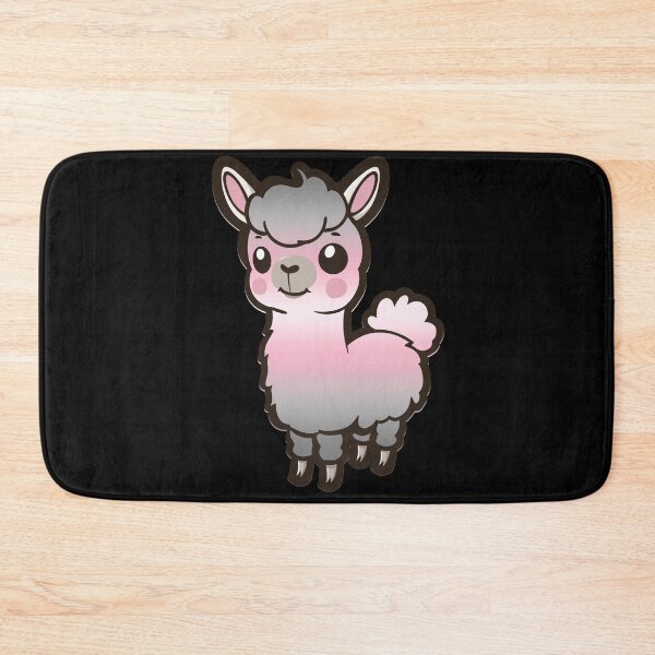 Item preview, Cute Demigirl Pride Flag Llama, Kawaii Demigirl Pride Design  designed and sold by Travelslightly.
