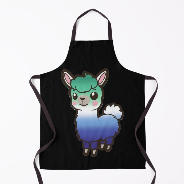 Item preview, Cute Gay MLM Pride Flag Llama, Kawaii MLM Pride Design designed and sold by Travelslightly.