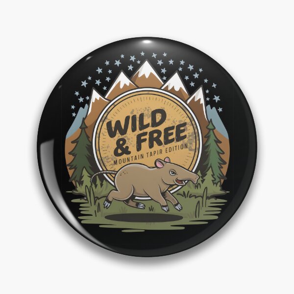 Item preview, Wild & Free: Mountain Tapir Edition designed and sold by KLArtzStore.