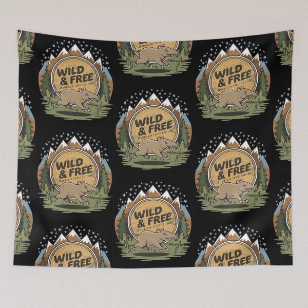 Item preview, Wild & Free: Mountain Tapir Edition designed and sold by KLArtzStore.