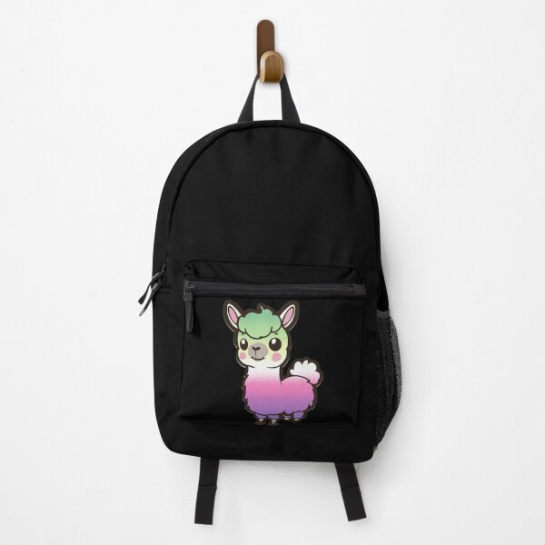 Item preview, Cute Genderfae Pride Flag Llama, Kawaii Genderdoe Pride Design, fae faer genderfaunet designed and sold by Travelslightly.