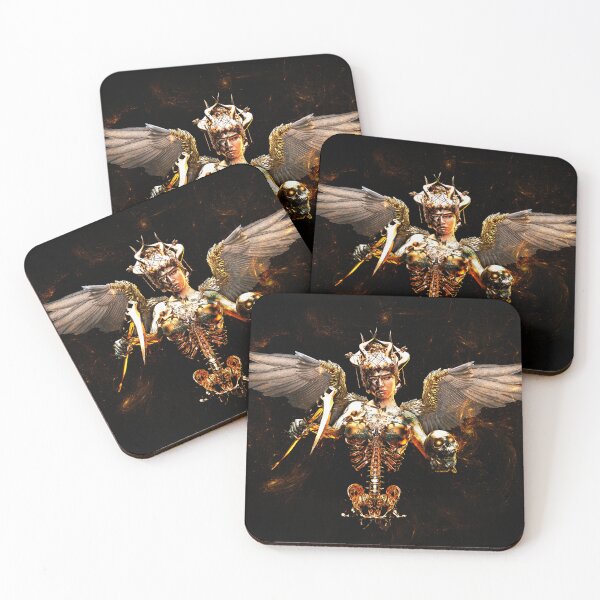 Item preview, Golden, winged goddess who watches over death and life designed and sold by AtraLunaDesign.