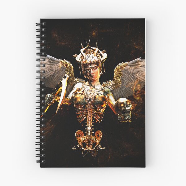 Item preview, Golden, winged goddess who watches over death and life designed and sold by AtraLunaDesign.