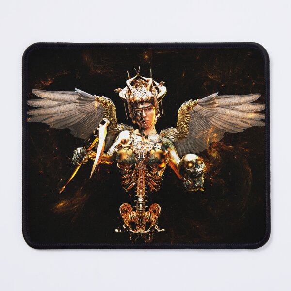 Item preview, Golden, winged goddess who watches over death and life designed and sold by AtraLunaDesign.