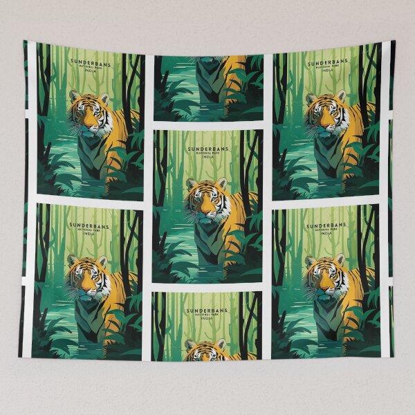 Item preview, Sundarbans National Park Mangrove Wilderness designed and sold by NeuralVibe.