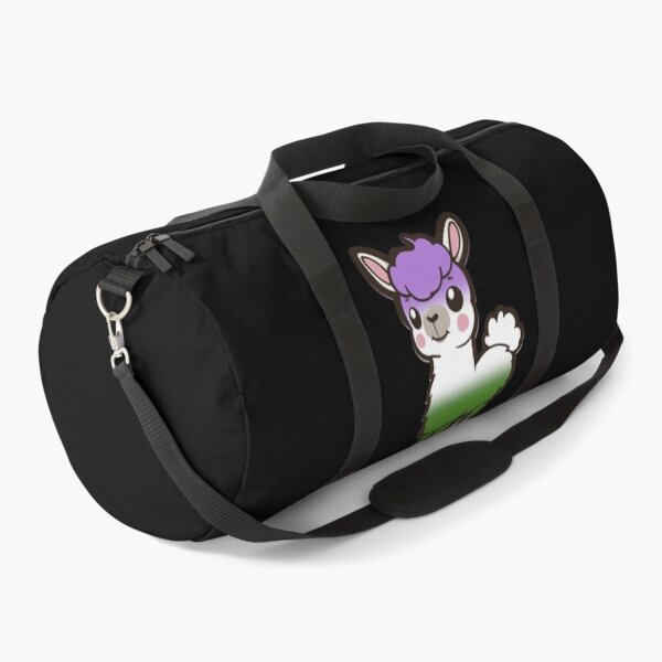 Item preview, Cute Genderqueer Pride Flag Llama, Kawaii Genderqueer Pride Design  designed and sold by Travelslightly.