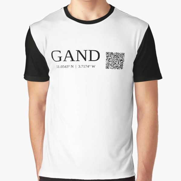 city of gand belgium text gps coords - light t-shirt graphique