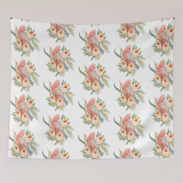 Item preview, Galah Bush Garden Watercolor Bouquet designed and sold by Sketchbook Designs.