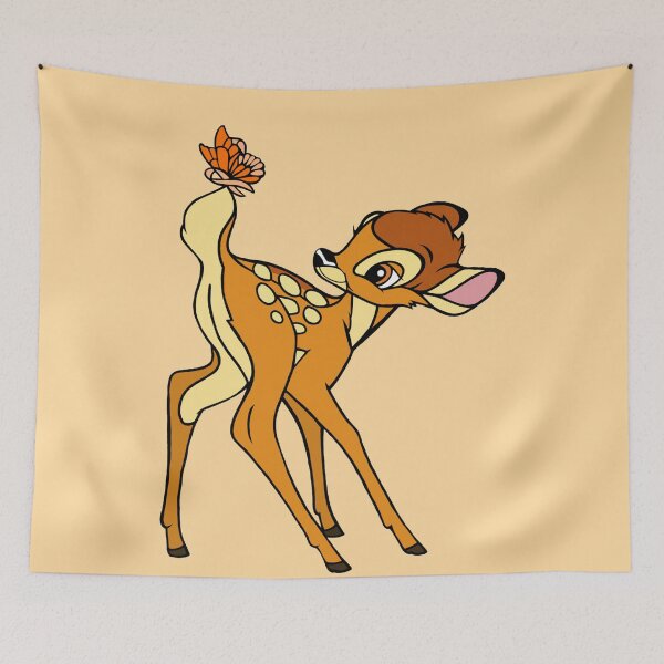 Item preview, Baby Deer With Awareness Ribbon Butterfly On His Tail (Orange) designed and sold by CaitlynConnor.