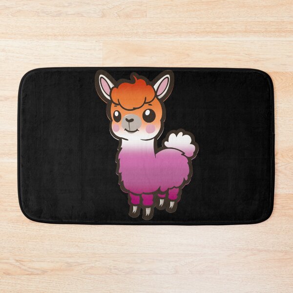 Item preview, Cute Lesbian Pride Flag Llama, Kawaii Lesbian Pride Design  designed and sold by Travelslightly.