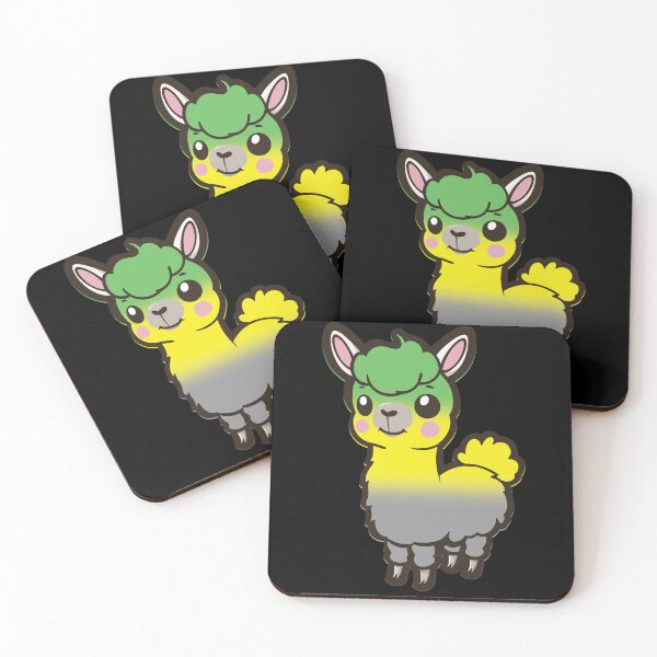 Item preview, Cute Lithromantic Pride Flag Llama, Kawaii Lithromantic Pride Design  designed and sold by Travelslightly.