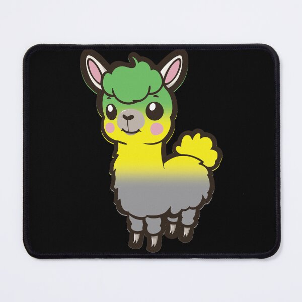 Item preview, Cute Lithromantic Pride Flag Llama, Kawaii Lithromantic Pride Design  designed and sold by Travelslightly.