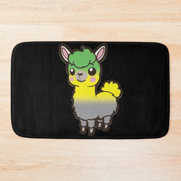 Item preview, Cute Lithromantic Pride Flag Llama, Kawaii Lithromantic Pride Design  designed and sold by Travelslightly.
