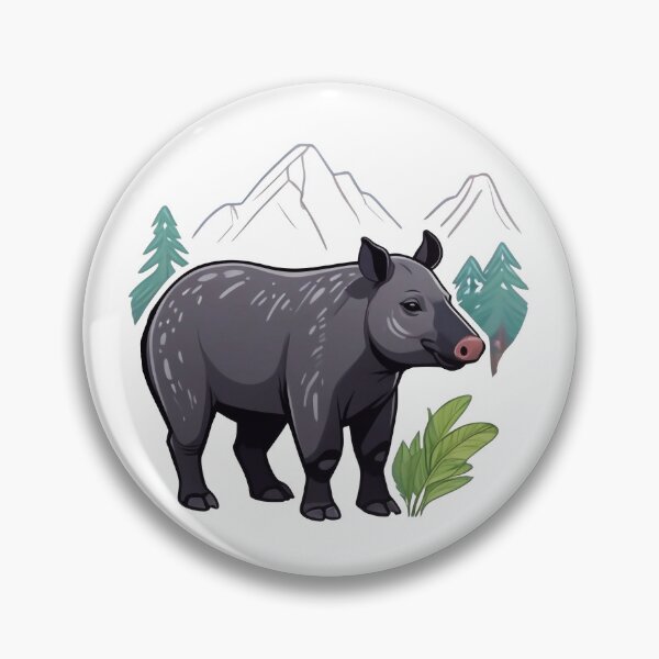 Item preview, Mountain Tapir designed and sold by FreshArtFusion.