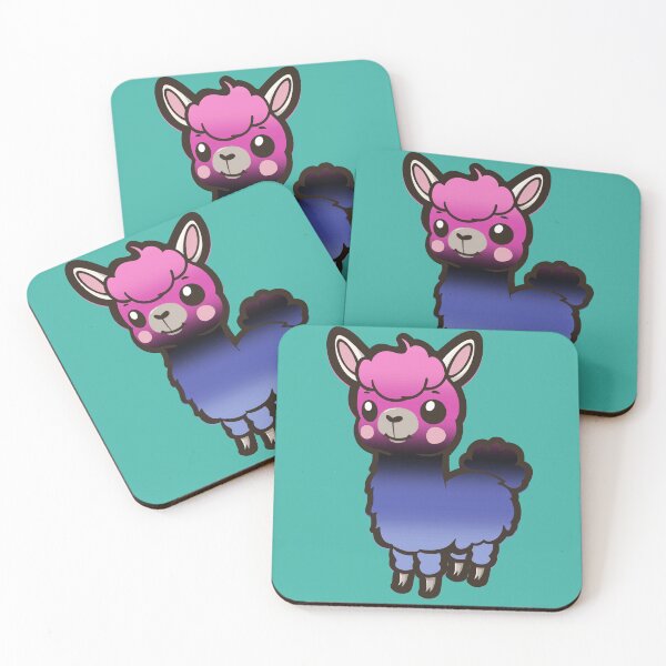 Item preview, Copy of Cute Omnisexual Pride Flag Llama, Kawaii Omni Pride Design  designed and sold by Travelslightly.