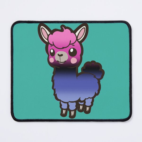 Item preview, Copy of Cute Omnisexual Pride Flag Llama, Kawaii Omni Pride Design designed and sold by Travelslightly.