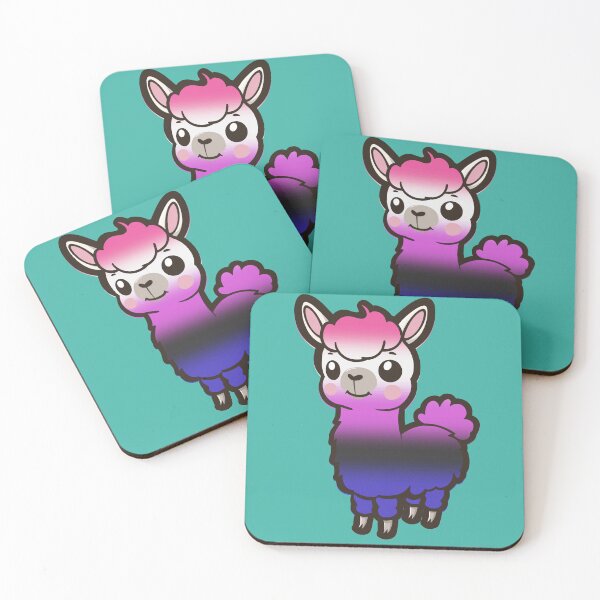Item preview, Cute Genderfluid Pride Flag Llama, Kawaii Genderfluid Pride Design  designed and sold by Travelslightly.