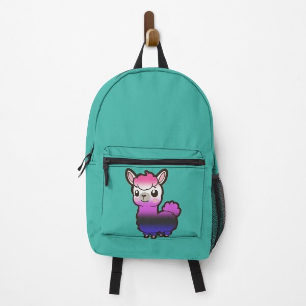 Item preview, Cute Genderfluid Pride Flag Llama, Kawaii Genderfluid Pride Design designed and sold by Travelslightly.