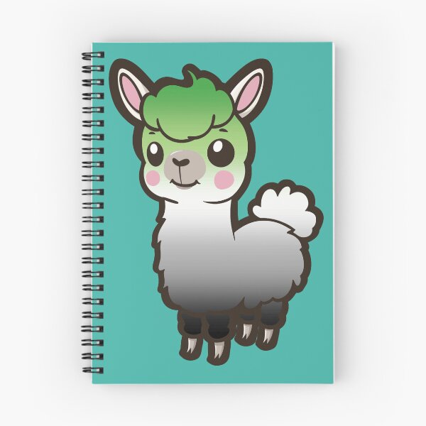 Item preview, Cute Aromantic Pride Flag Llama, Kawaii Aromantic Pride Design  designed and sold by Travelslightly.
