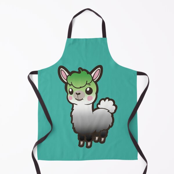 Item preview, Cute Aromantic Pride Flag Llama, Kawaii Aromantic Pride Design  designed and sold by Travelslightly.