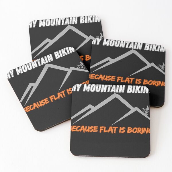 Item preview, Flat is Boring, Mountain Biking Thrills designed and sold by Hubioone.