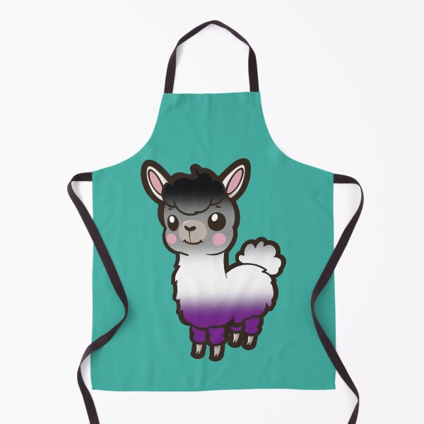 Item preview, Cute Asexual Pride Flag Llama, Kawaii Asexual Pride Design  designed and sold by Travelslightly.