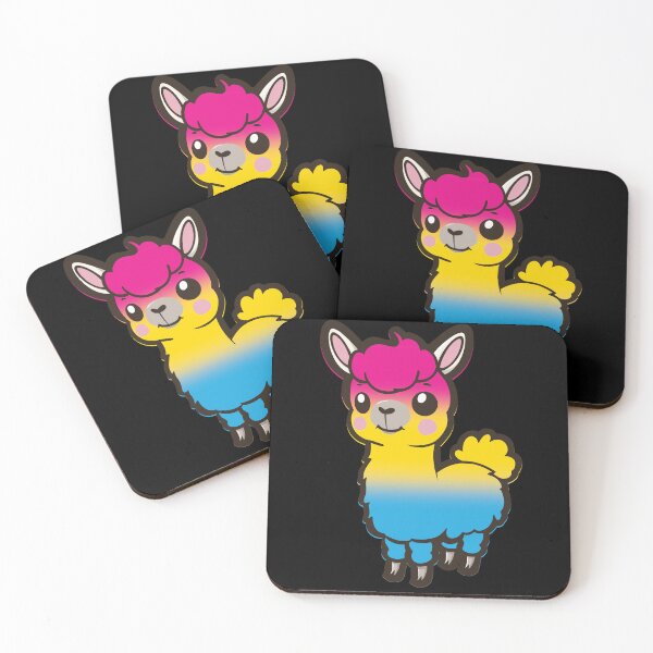 Item preview, Cute Pansexual Pride Flag Llama, Kawaii Pan Pride Design  designed and sold by Travelslightly.