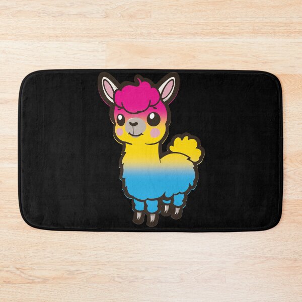 Item preview, Cute Pansexual Pride Flag Llama, Kawaii Pan Pride Design  designed and sold by Travelslightly.