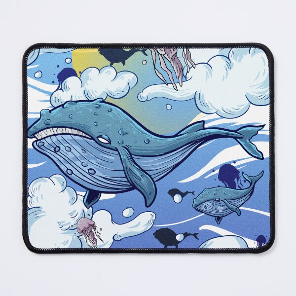 Item preview, Whale Flying high  designed and sold by sharktalestudio.