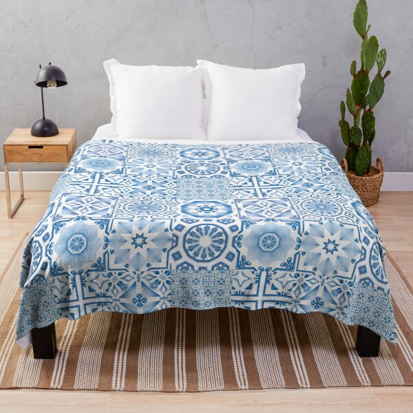 Item preview, Blue mosaic tiles,Mediterranean tiles designed and sold by MariaMarinova.