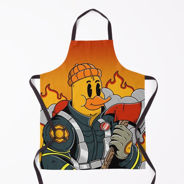 Item preview, Firefighter Duck Poster Art designed and sold by Artthree.