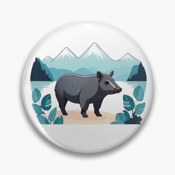 Item preview, Mountain Tapir designed and sold by FreshArtFusion.