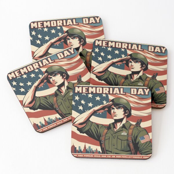 Item preview, Memorial Day Salute Anime designed and sold by AETHERFORM Design.