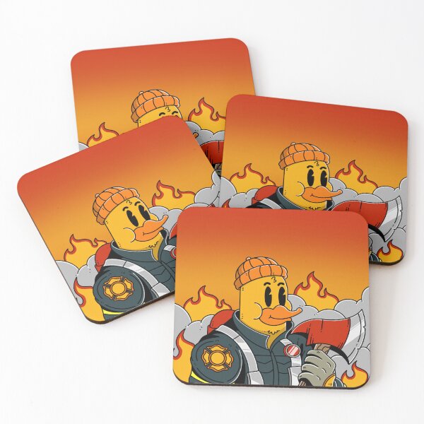 Item preview, Firefighter Duck Poster Art designed and sold by Artthree.