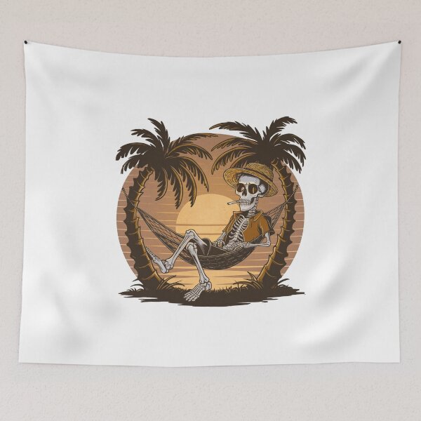 Item preview, Skeleton on vacation designed and sold by TomaszMaternia.