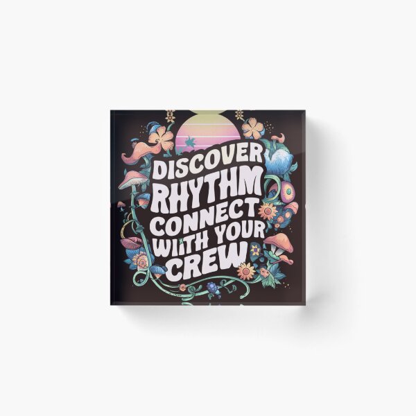 Item preview, Discover Your Rhythm, Connect with Your Crew designed and sold by ArtisticAvenue6.