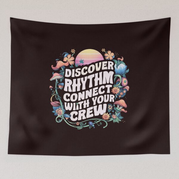 Item preview, Discover Your Rhythm, Connect with Your Crew designed and sold by ArtisticAvenue6.