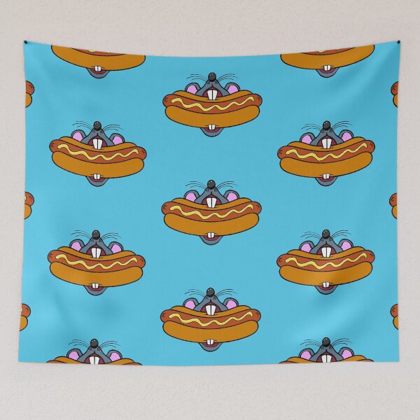 Item preview, Rat Biting a Hot Dog designed and sold by AlaskaArtist.