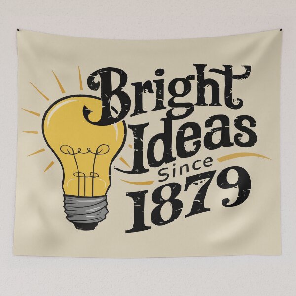 Item preview, Bright ideas since 1879 designed and sold by design-you-love.