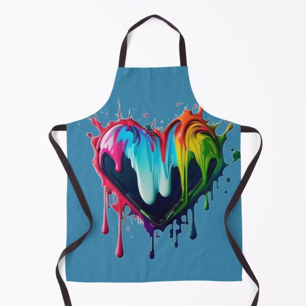 Item preview, Beautiful Spilled Paint Heart designed and sold by Travelslightly.