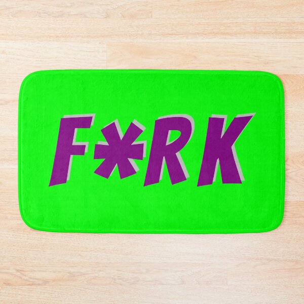 Artikelvorschau, F*RK - Verspieltes, zensiertes Gabel-Design entworfen und verkauft von Fun Funky Designs.