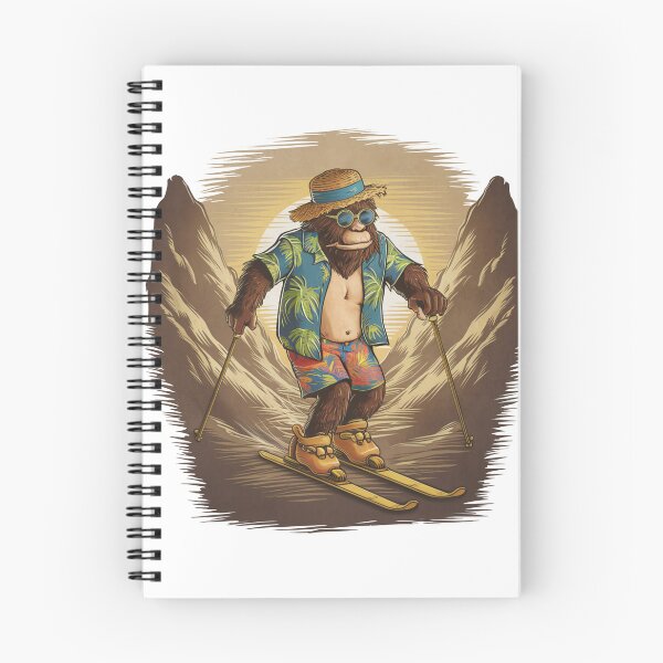 Item preview, Sasquatch on skis designed and sold by TomaszMaternia.