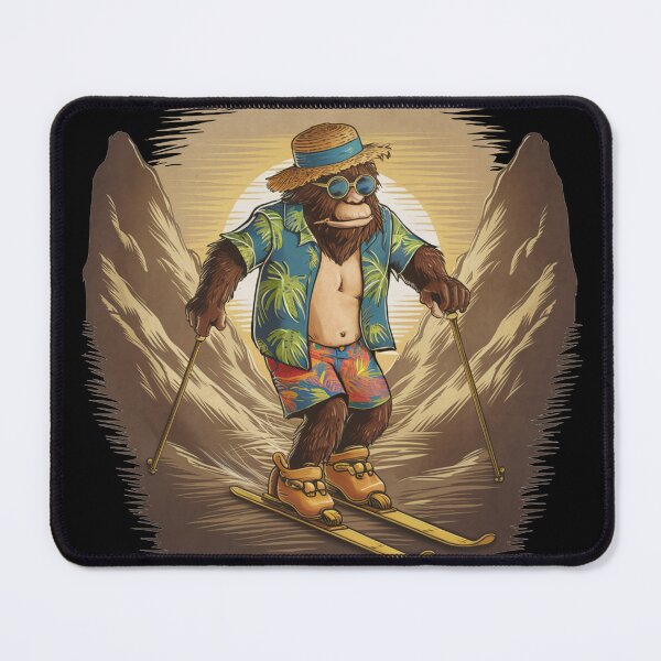 Item preview, Sasquatch on skis designed and sold by TomaszMaternia.