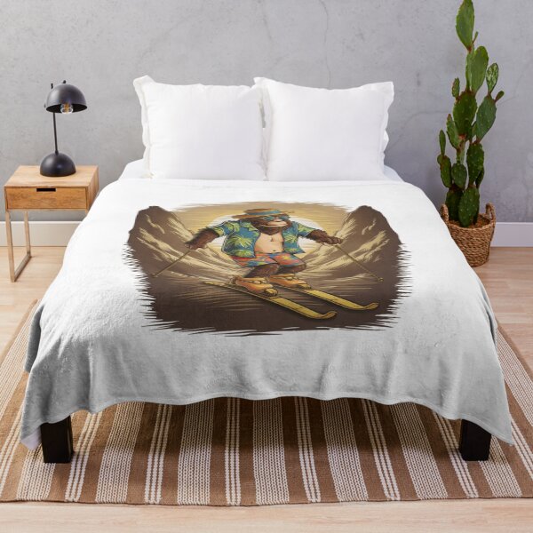 Item preview, Sasquatch on skis designed and sold by TomaszMaternia.